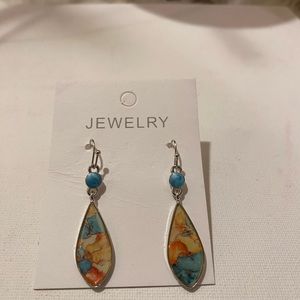 Emory Rose Geometric Drop Earrings